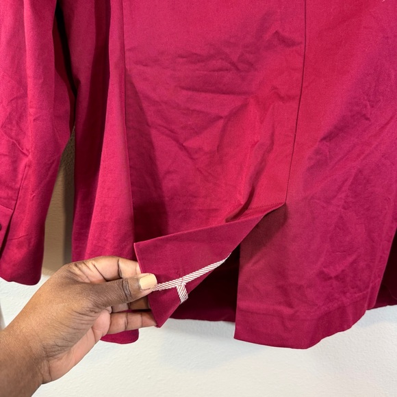 Wildfang Essential Tux Blazer Size 1X Mulberry Holiday 2024 Collection - Picture 13 of 15